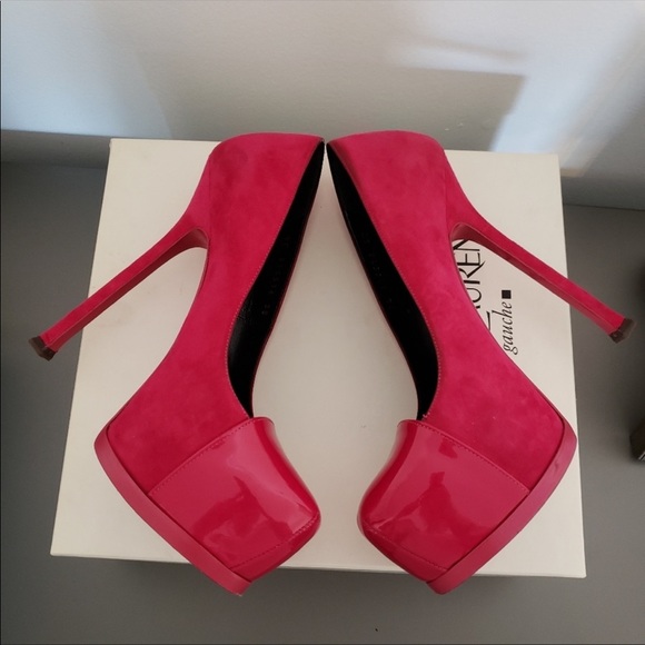 YSL Tribtoo Fuschia Sandal - Picture 2 of 5